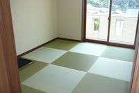 半畳畳敷きの和室は客間としても使用できます。
