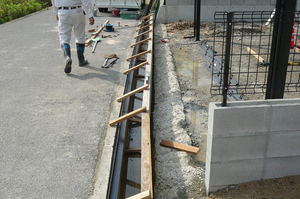 雨上がりの仕事再開