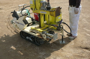 神辺で地盤調査