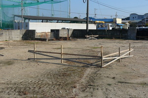 基準出し　丁張　やり方