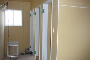 1階進行状況～　水回り