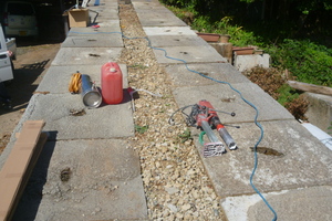 巨大なスロープを