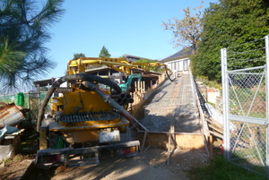 天候に恵まれコンクリート