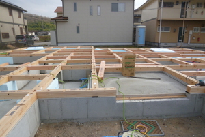 スーパーウォ―ル基礎断熱工事