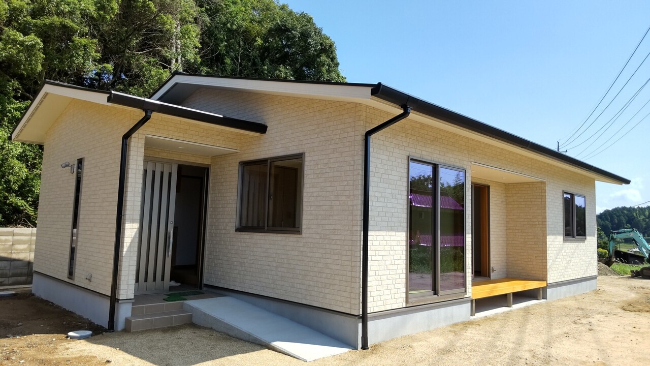 【完成】三原市久井町：SW工法で叶える家事ラク回遊動線の23坪平屋の家